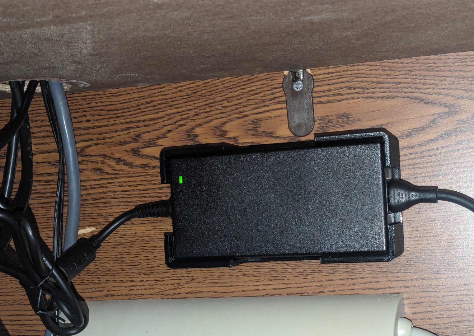 The mount with the power brick it was designed for.